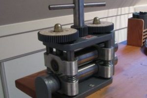 A rolling mill used to make jewelry