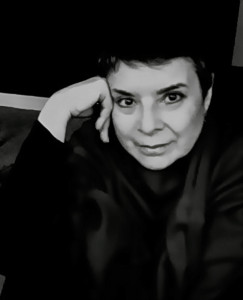 Poet activist Jamie Dedes, contemplating the person she is in dialogue with at the moment. Poet activist Jamie Dedes, contemplating the person she is in dialogue with at the moment.