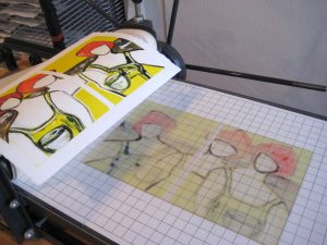 Barbara van Buskirk — printing the monotype