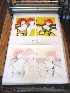 Barbara van Buskirk — ghosting the monotype Barbara van Buskirk — ghosting the monotype