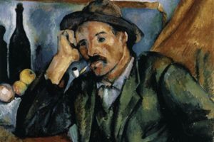 Paul Cézanne, Man Smoking a Pipe, 1892. Oil on canvas, 36" x 24"