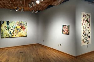 Gallery view of Kim Rae Taylor's paintings