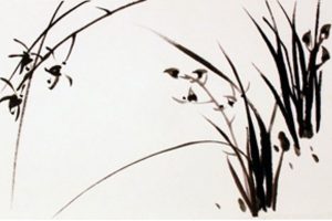 A water ink painting by Sungsook Hong Setton