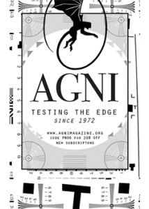 Cover of Agni Magazine