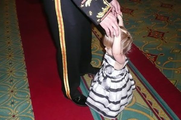 Lisa Stice's daughter dancing with her husband