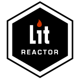 The logo for LitReactor