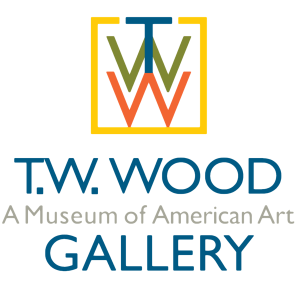 Logo for the T.W. Wood Gallery museum of American art