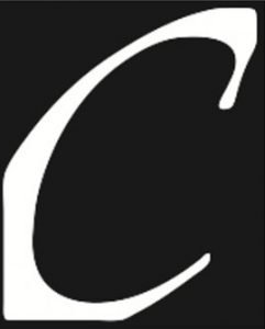 Black and white logo for Counterpoint Press