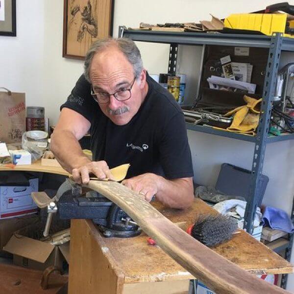 Michael Kesselman in his studio