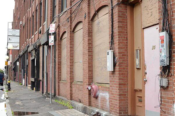The outside of a studio space in Boston's South End