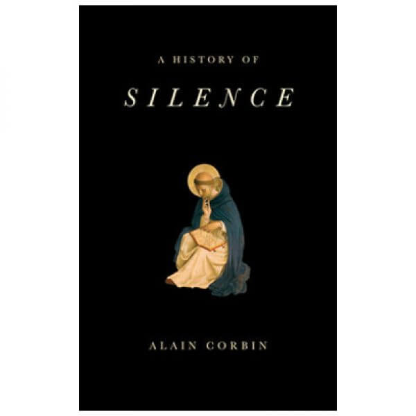 Cover of the book A History of Silence with an idol on a black background