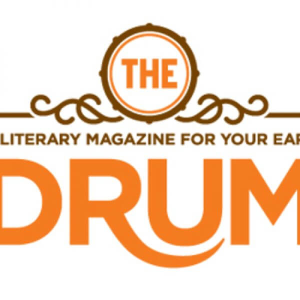 logo for the literary magazine the drum