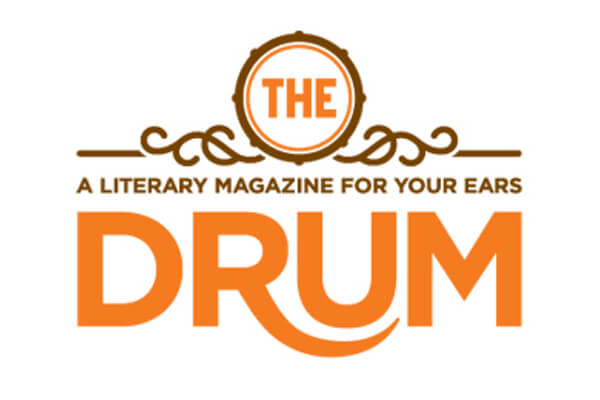 logo for the literary magazine the drum