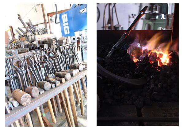 Monica Coyne's blacksmith tools