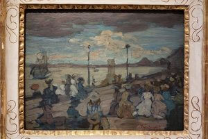 Maurice Prendergast, Approaching Storm, 1902–1904. Oil on panel, 10 1/2" x 13 7/8"