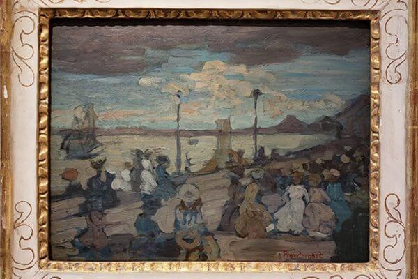 Maurice Prendergast, Approaching Storm, 1902–1904. Oil on panel, 10 1/2