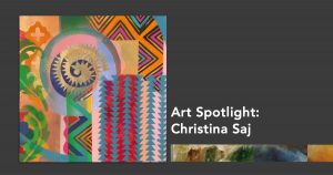 Christina Saj's Meditation painting