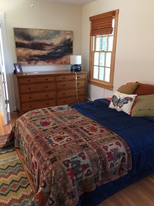 bedroom of WTP retreat house