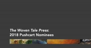 2018 Woven Tale Press Pushcart Nominees graphic