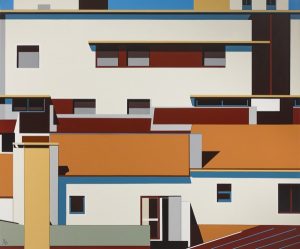 Cidade da Luz by Gordon Leverton. acrylic on canvas, 60” x 72”