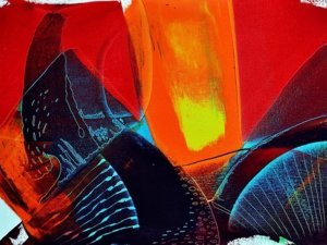 Crystallization by Mauricio Paz Viola, oil on canvas, 16’’ x 23''