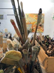 tools in krista harris's studio