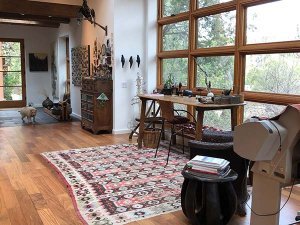 Catherine Eaton Skinner’s Santa Fe workspace