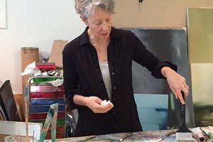 Liz Dexheimer in her studio