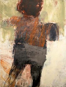 Henry Jackson, Ritual 1 figurative abstract painting