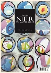 abstract watercolor painting on the cover of a magazine