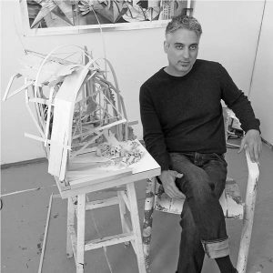 Portrait of artist Amir Hariri