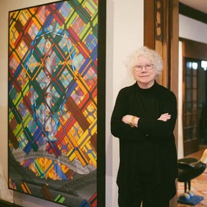 Portrait of painter Gladys Nilsson