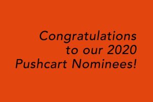 2020 Pushcart nominee announcement