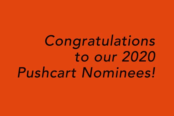 2020 WTP Pushcart Nominees