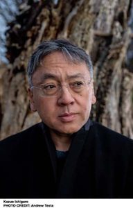 Headshot of author Kazuo Ishiguro