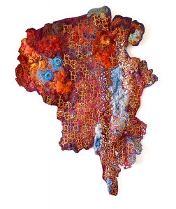 Breakdown -- mixed media art by Susan Hotchkis