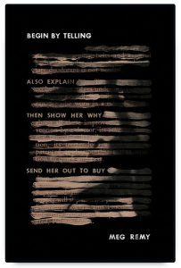 Cover of the book Begin by Telling by Meg Remy