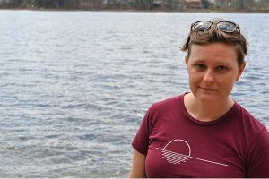 Heidi Turner headshot against a body of water.