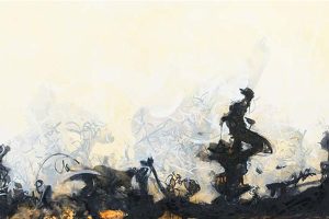 Ubering Toward Bethlehem oil on panel 48 ''x 72 1/2'' x 1 1/2'' By G Alan Stewart