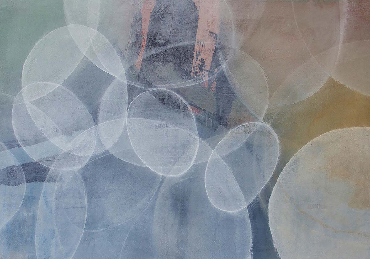 Meditation Second 1 acrylic on canvas 22'' x 35'' By Carin Kulb Dangot